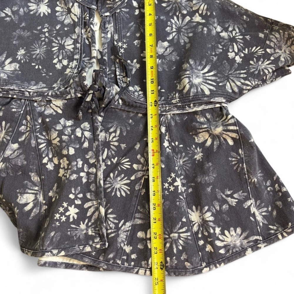 Free People Lua Bed Jacket – Indigo Floral – NWT – Size Small - Picture 5 of 8